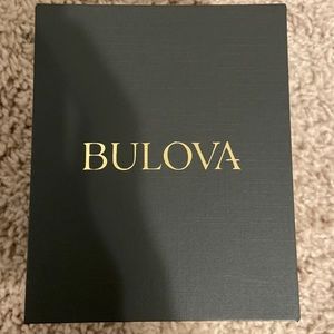 Silver bulova watch